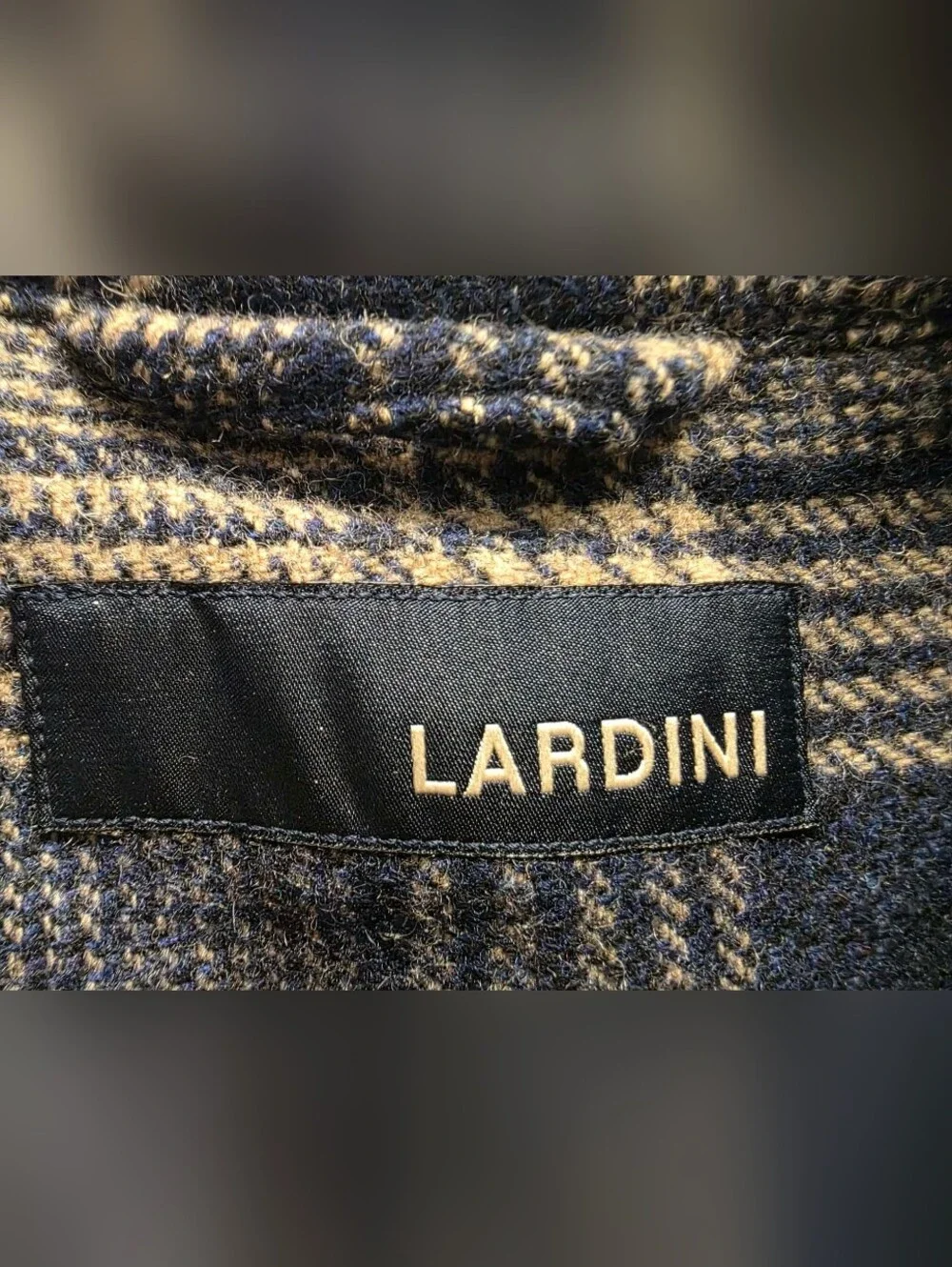 Lardini plaid wool